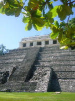 Mayan ruins at Palenque 